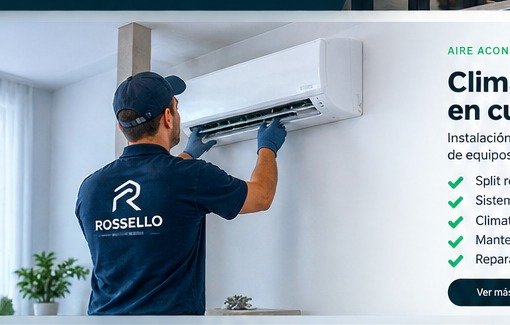 Instalación de aire acondicionado en vivienda